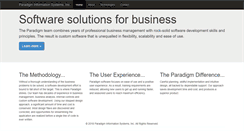 Desktop Screenshot of paradigminc.us